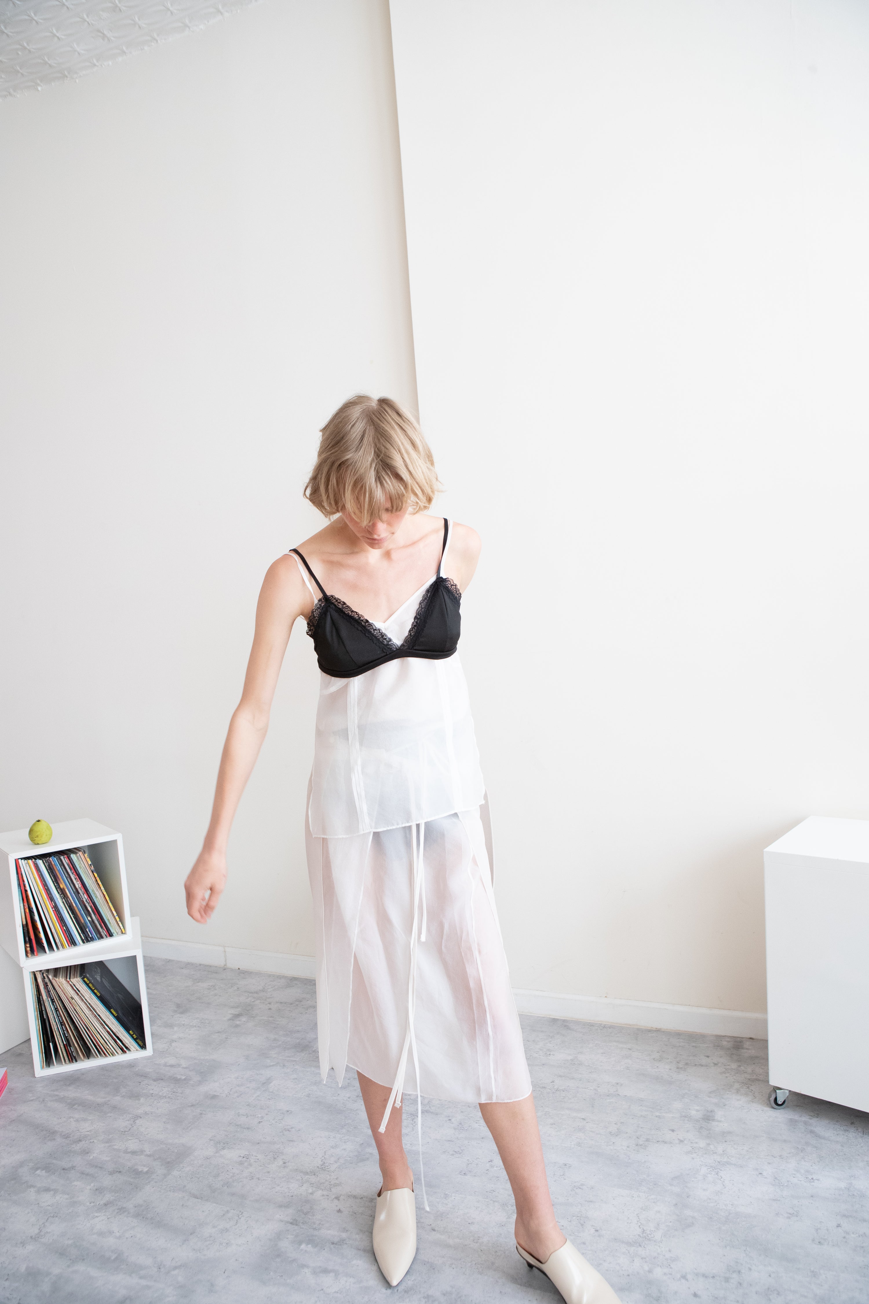 Eve chiffon slip