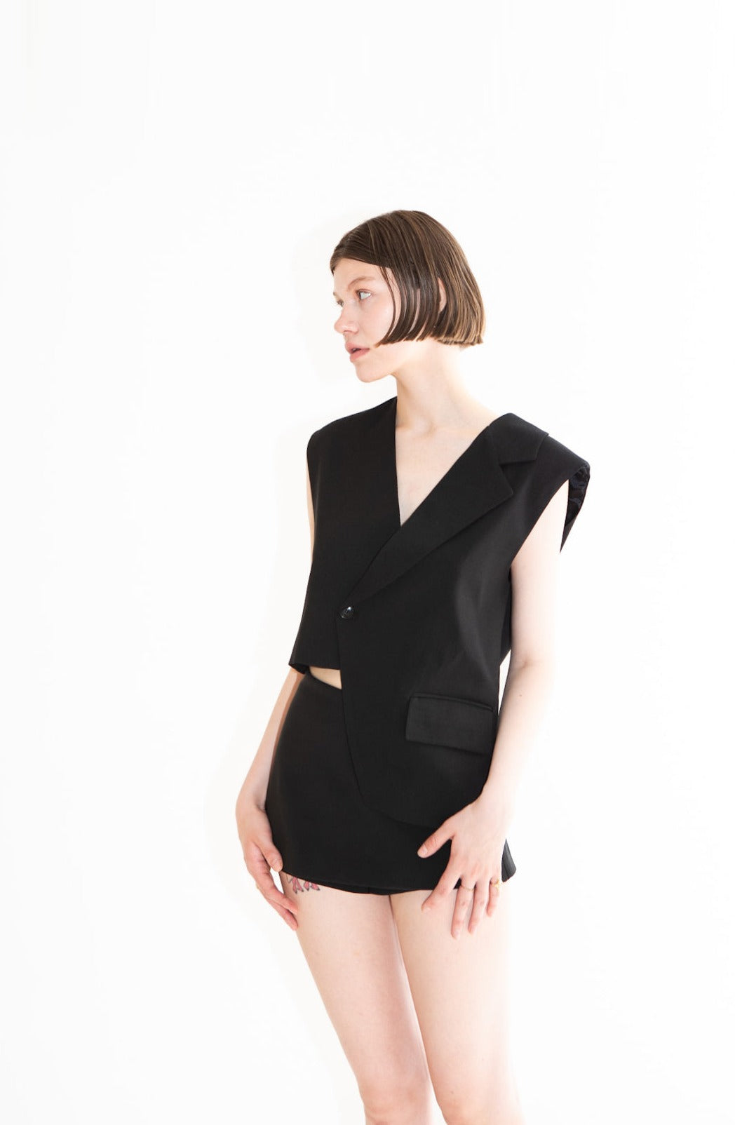 Notting Asymmetric Vest